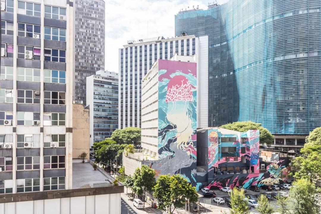 Apto No Cartao Postal Da Cidade De São Paulo Exteriör bild